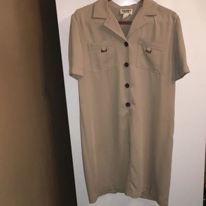 True Vintage 1960’s-1970’s Safari Dress